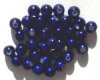 34 8mm Round Royal Blue Miracle Beads